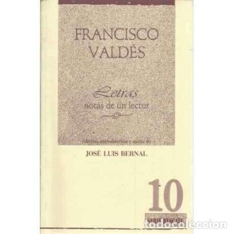 Libros: Letras. Notas de un lector - Vald&eacute;s, Francisco - Foto 1