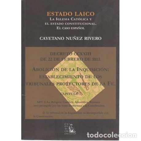 Libros: Estado laico - Cayetano Nu&ntilde;ez Rivero - Foto 1