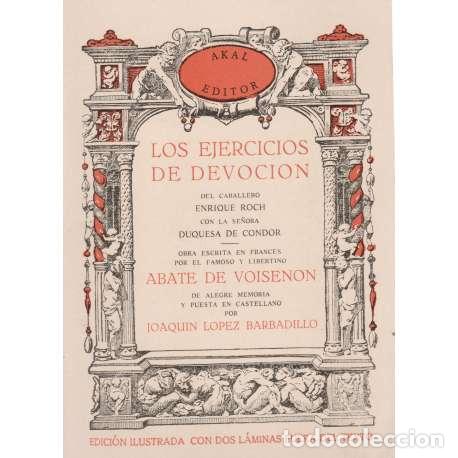 Libros: Los ejercicios de devoci&oacute;n - Abate de Voisenon - Foto 1