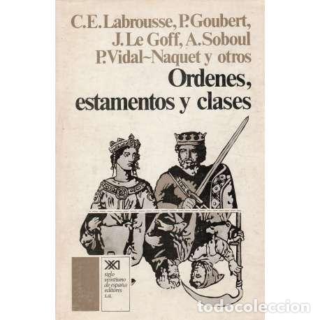 Libros: &Oacute;rdenes, estamentos y clases - VV. AA. - Foto 1
