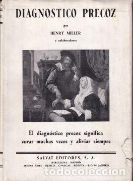 Libros: Diagn&oacute;stico precoz - Henry Miller - Foto 1
