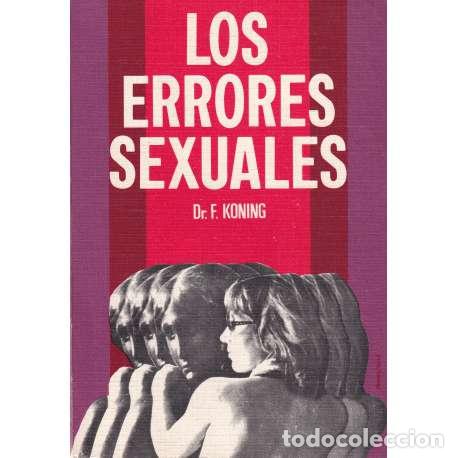 Libros: Los errores sexuales - F. Koning - Foto 1
