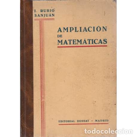 Libros: Amplificaci&oacute;n de matem&aacute;ticas - Rubio Sanju&aacute;n, Isidoro - Foto 1