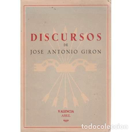 Libros: Discursos - Jos&eacute; Antonio Gir&oacute;n - Foto 1