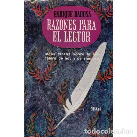 Libros: Razones para el lector - Enrique Badosa - Foto 1