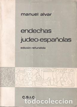 Libros: Endechas judeo - espa&ntilde;olas. (Edici&oacute;n refundida y aumentada) - Manuel Alvar - Foto 1
