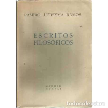 Libros: ESCRITOS FILOS&Oacute;FICOS - Ledesma Ramos, Ramiro - Foto 1