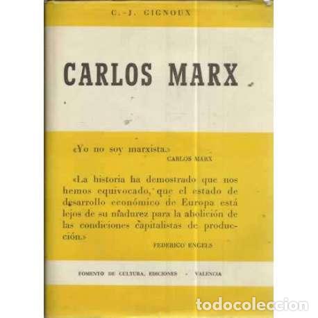 Libros: CARLOS MARX - Gignoux, Claude- Joseph - Foto 1