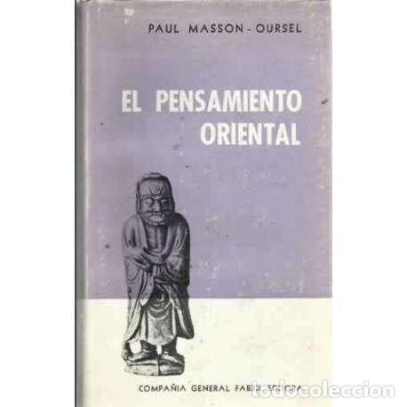 Libros: EL PENSAMIENTO ORIENTAL - Masson Oursel, Paul - Foto 1