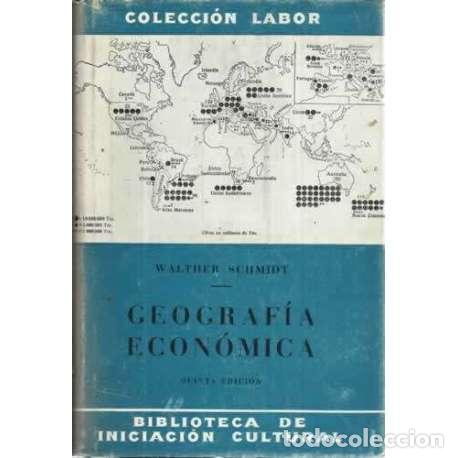 Libri di seconda mano: Geograf&iacute;a econ&oacute;mica - Schmidt Walter, Heinz
