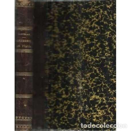 Libros: RECUERDOS DE ITALIA - Castelar, Emilio - Foto 1