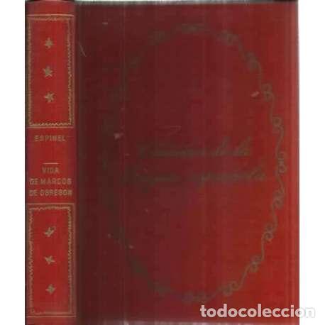Libros: VIDA DE MARCOS DE OBREG&Oacute;N - Espinel, Vicente - Foto 1