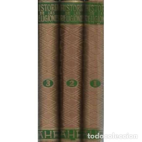 Libros: Historia de las religiones. III Tomos - James, Edwin Oliver - Foto 1