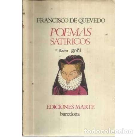 Libros: POEMAS SAT&Iacute;RICOS - Quevedo (Francisco G&oacute;mez de Quevedo) - Foto 1