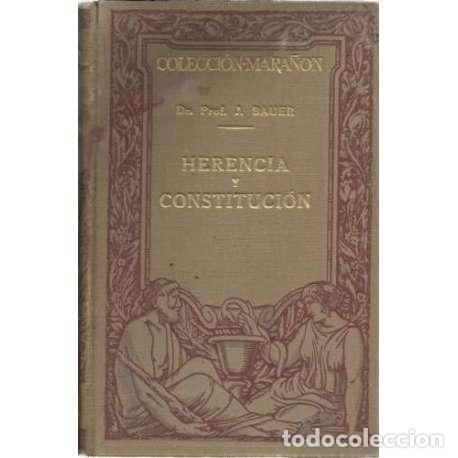 Libros: Herencia y constituci&oacute;n - Bauer, Julius - Foto 1