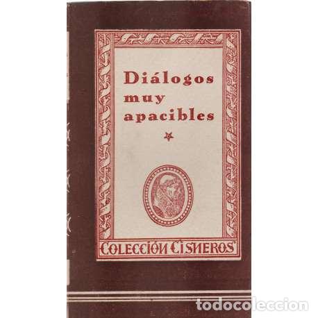 Libros: Di&aacute;logos muy apacibles - VV. AA. - Foto 1
