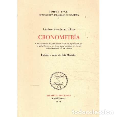 Libros: Cronometr&iacute;a - Fern&aacute;ndez Duro, Ces&aacute;reo - Foto 1