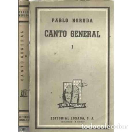 Libros: CANTO GENERAL. II Tomos - Neruda, Pablo - Foto 1