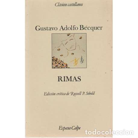 Libros: Rimas. Gustavo Adolfo B&eacute;cquer - B&eacute;cquer, Gustavo Adolfo - Foto 1