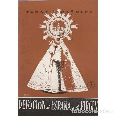 Libros: Temas espa&ntilde;oles, N&ordm; 125. Devoci&oacute;n de Espa&ntilde;a a la virgen - Jos&eacute; Jim&eacute;nez Sutil - Foto 1