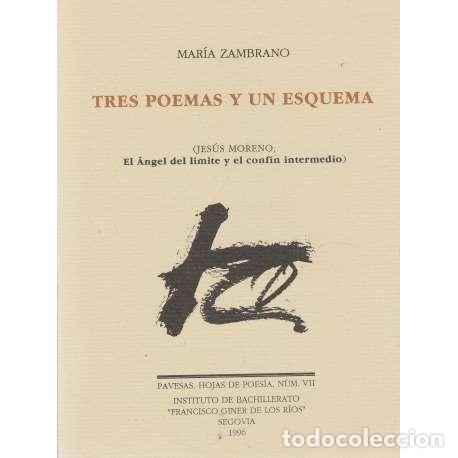 Libros: Tres poemas y un esquema - Mar&iacute;a Zambrano - Foto 1