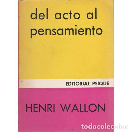 Libros: Del acto al pensamiento - Henri Wallon - Foto 1