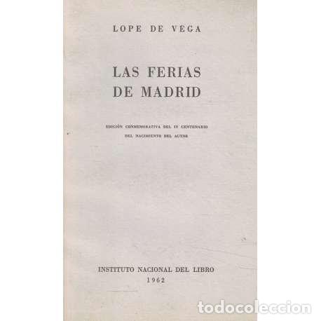 Libros: Las ferias de Madrid - Lope de Vega - Foto 1