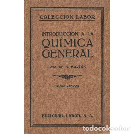 books: Introducci&oacute;n a la qu&iacute;mica general - Bavink, B