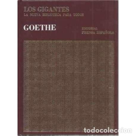 Libros: Goethe - VV.AA - Foto 1