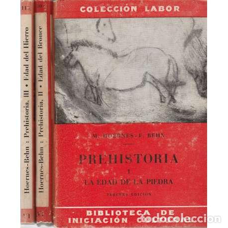 Libros: Prehistoria. III Tomos - Hoernes, Moritz - Foto 1