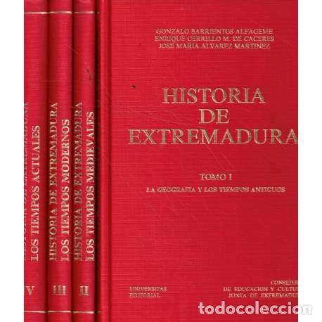 Libros: Historia de Extremadura. 4 tomos - VV.AA - Foto 1