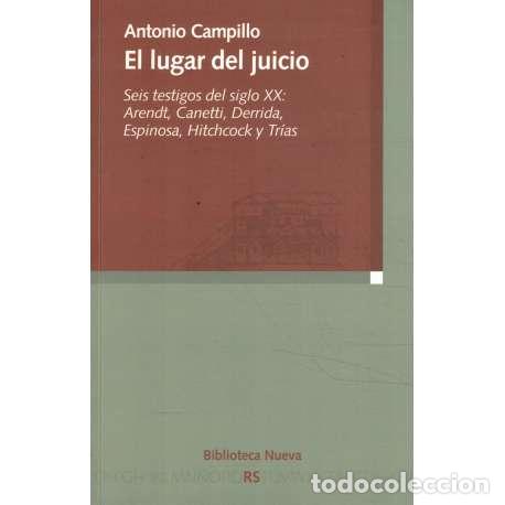 Libros: El lugar del juicio - Antonio Campillo - Foto 1