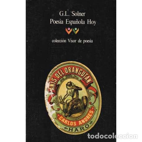 Libros: Poes&iacute;a Espa&ntilde;ola Hoy - G. L. Solner - Foto 1