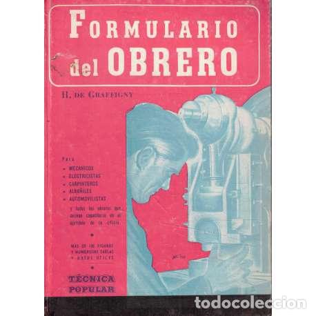 Libros: Formulario del obrero - de Graffigny, Henry - Foto 1