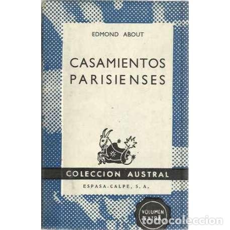 Libros: Casamientos parisienses - About, Edmond - Foto 1