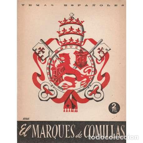 Libros: Temas espa&ntilde;oles, N&ordm; 83. El marqu&eacute;s de Comillas - Berta Pensado - Foto 1