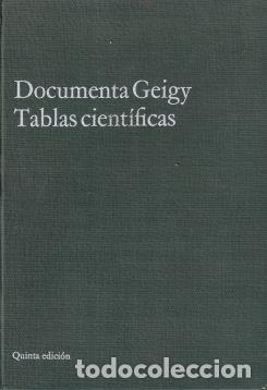 Libros: Documenta Geigy. Tablas cient&iacute;ficas - VV. AA. - Foto 1