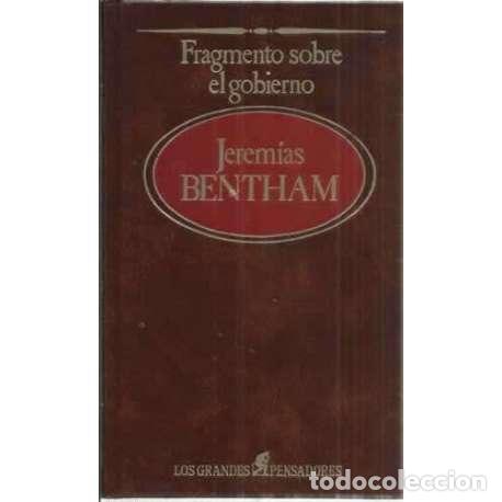 Libros: FRAGMENTOS SOBRE EL GOBIERNO - Bentham, Jerem&iacute;as - Foto 1