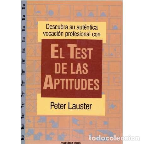 Libros: El test de las aptitudes - Peter Lauster - Foto 1