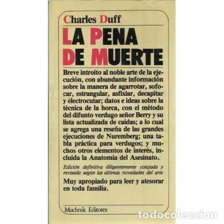 Libros: La pena de pena de muerte - Charles Duff - Foto 1