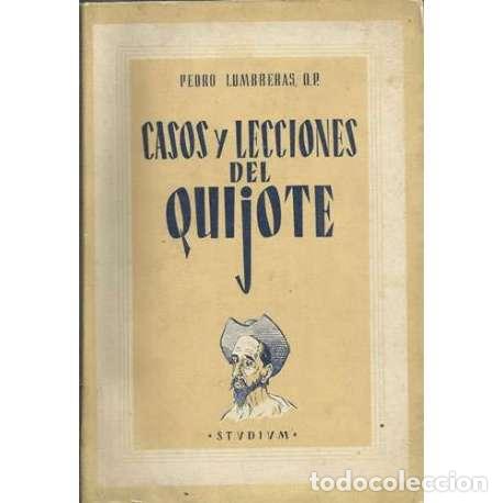 Libros: Casos y lecciones del Quijote - Lumbreras, Pedro
