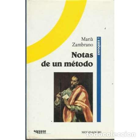 Libros: Notas de un m&eacute;todo - Mar&iacute;a Zambrano - Foto 1