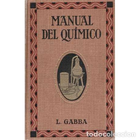 Libros: Manual del qu&iacute;mico - Gabba, Luigi - Foto 1