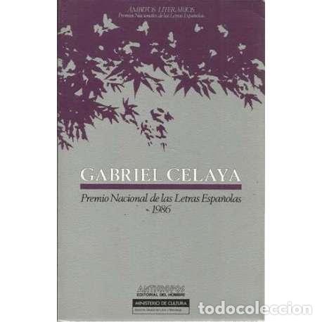 Libros: Gabriel Celaya. Premio Nacional de las Letras Espa&ntilde;olas 1986 - VV.AA - Foto 1
