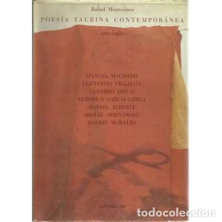 books: Poes&iacute;a Taurina Contempor&aacute;nea - Rafael Montesinos (Sel.)