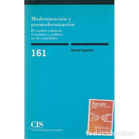 Libros: Modernizaci&oacute;n y posmodernizaci&oacute;n - Inglehart, Ronald - Foto 1