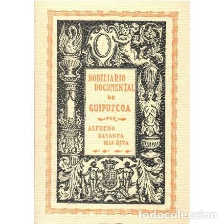 Libros: Nobiliario documental de Guip&uacute;zcoa - Alfredo Basanta de la Riva - Foto 1