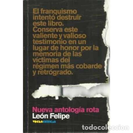 Libros: Nueva antolog&iacute;a rota - Le&oacute;n Felipe - Foto 1