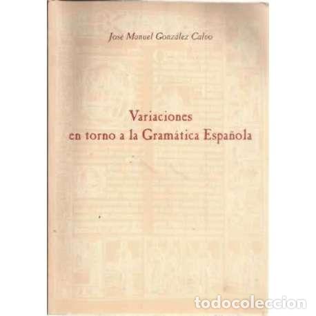 Libros: Variaciones en torno a la Gram&aacute;tica Espa&ntilde;ola - Jos&eacute; Manuel Gonz&aacute;lez Calvo - Foto 1
