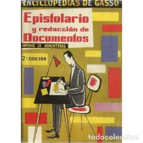 Libros: Epistolario y redacci&oacute;n de documentos - Antonio de Armenteras - Foto 1
